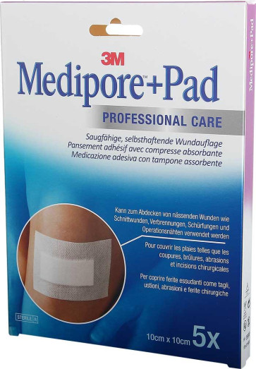 3M Medipore + Pad 10 x 10 cm