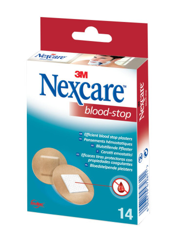 Nexcare Blood Stop Strips 3 Größen 14 Stück
